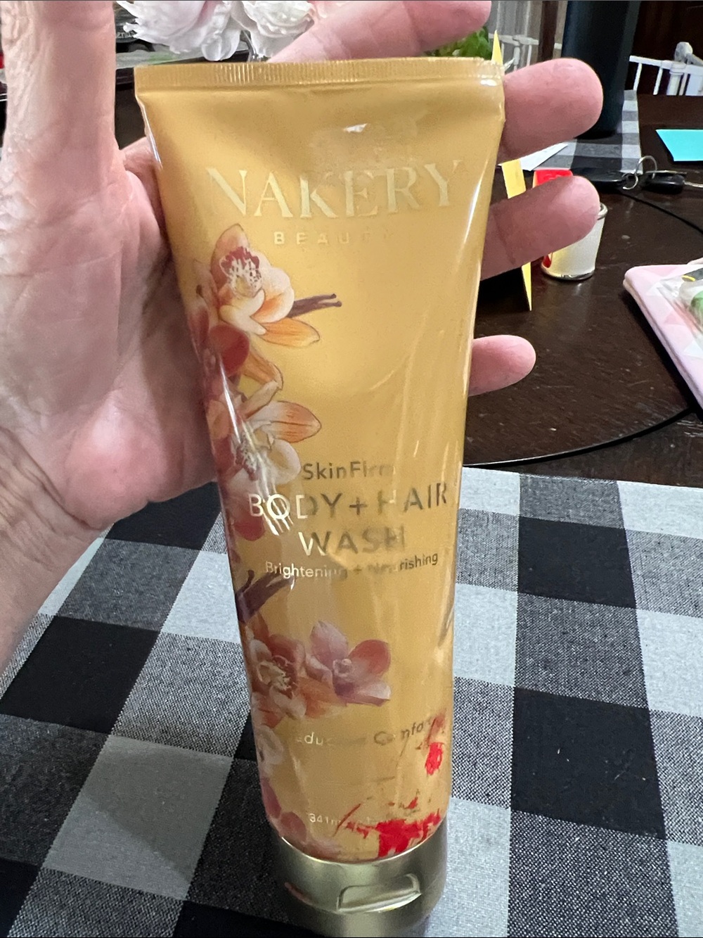 New NAKERY Beauty SkinFirm Body + Hair Wash — Yellow